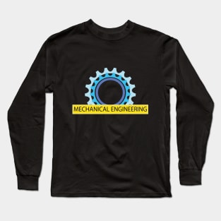 mechanical engineering, engineer mechanics logo Long Sleeve T-Shirt